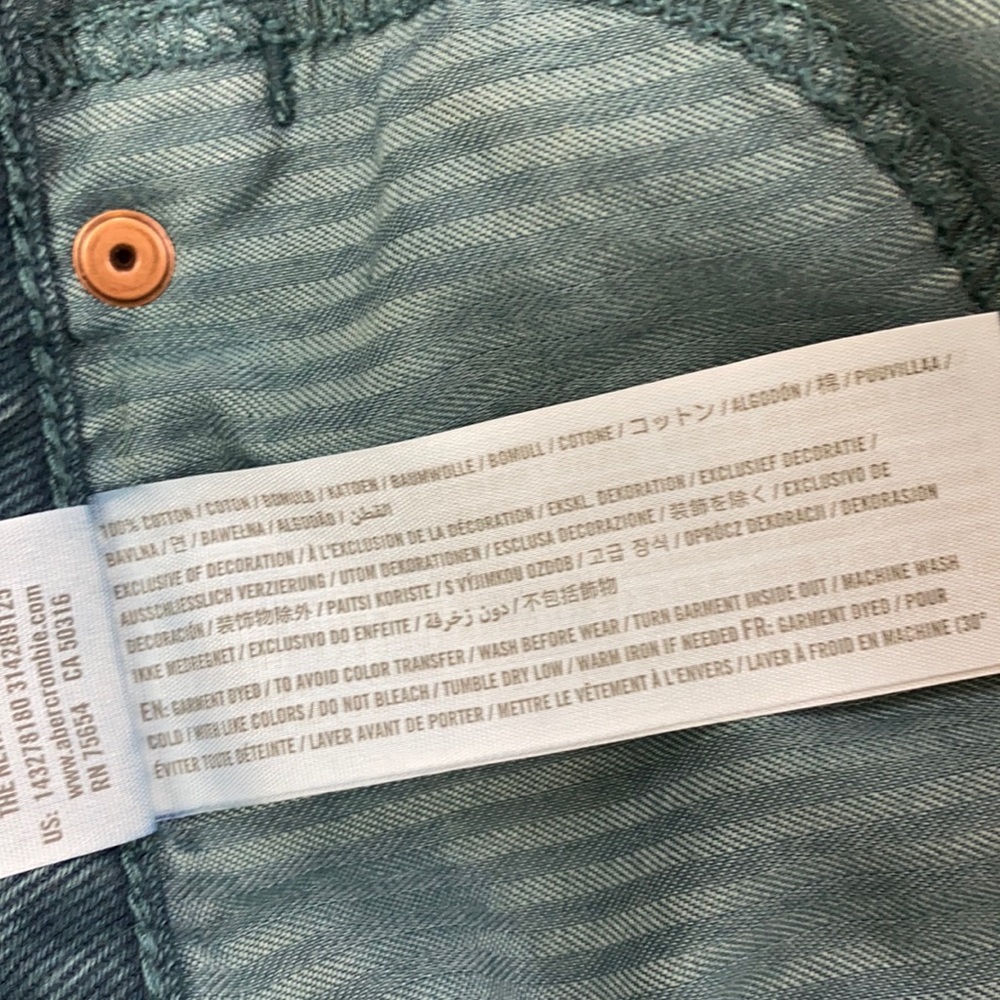 Abercrombie & Fitch Vintage A-Line Denim Skirt - Picture 6 of 6